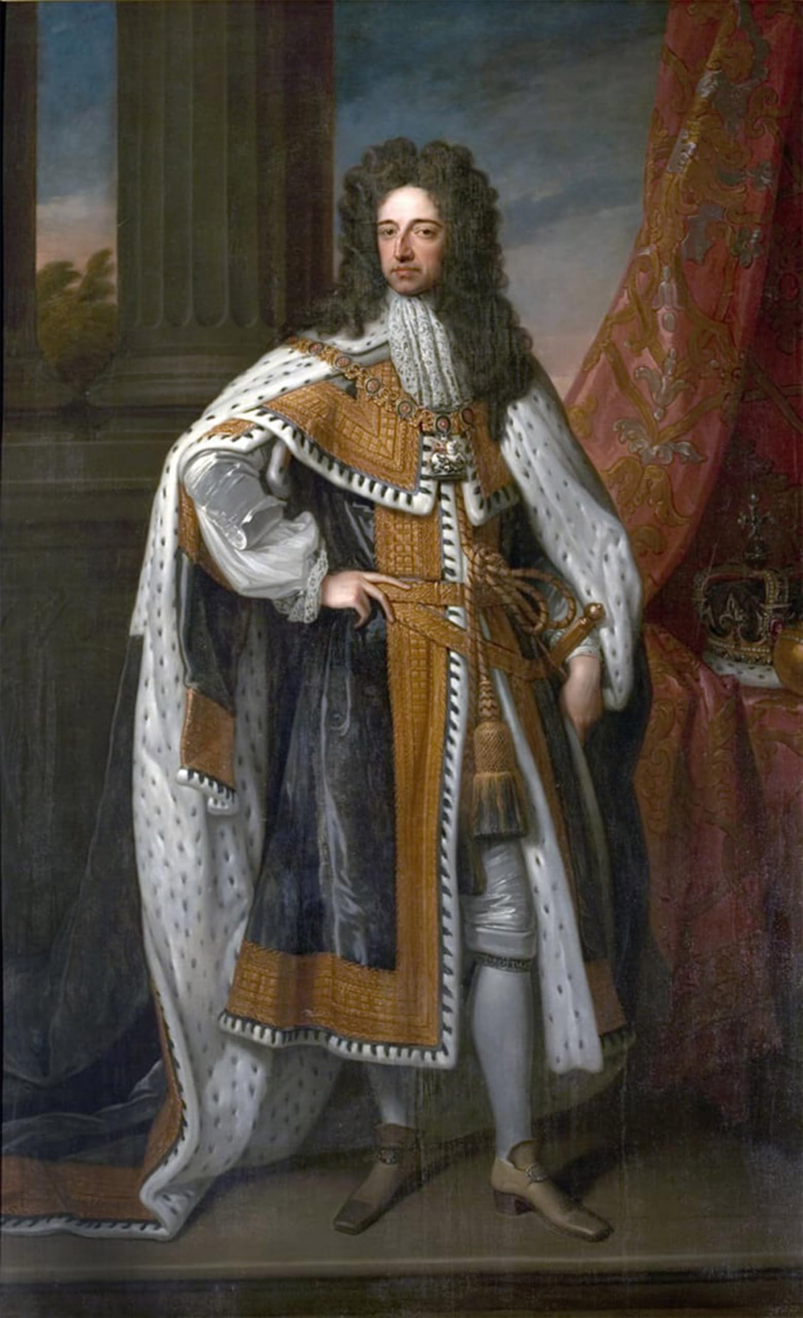 POSTERIIk Famous Animal Posters Vintage Picture William Iii by Godfrey Kneller Modern Wall Decor for Home Decor 60x90cm