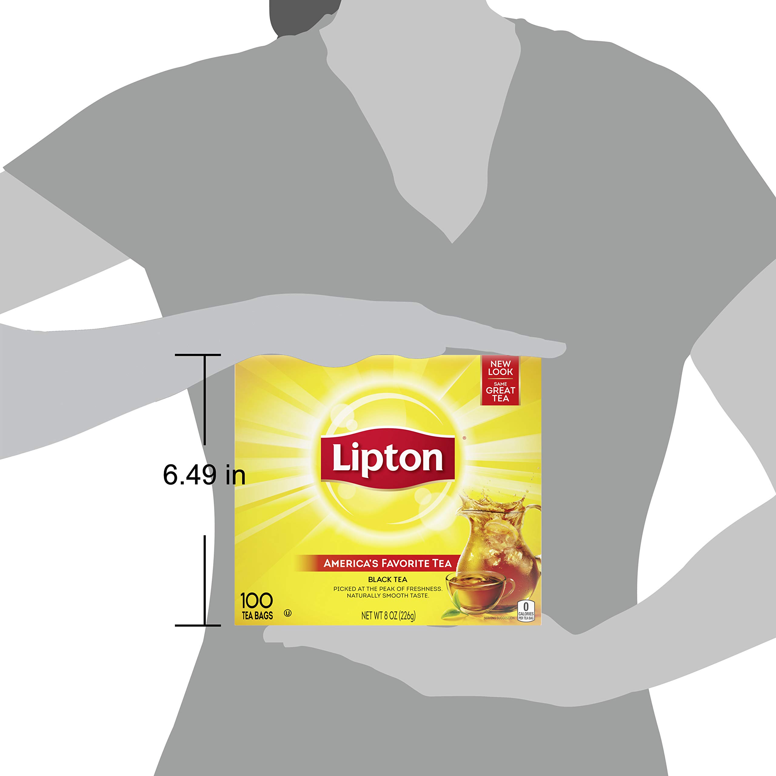 Lipton Black Tea Bags, 100 Natural Tea, 100 ct Buy Online in United Arab Emirates at
