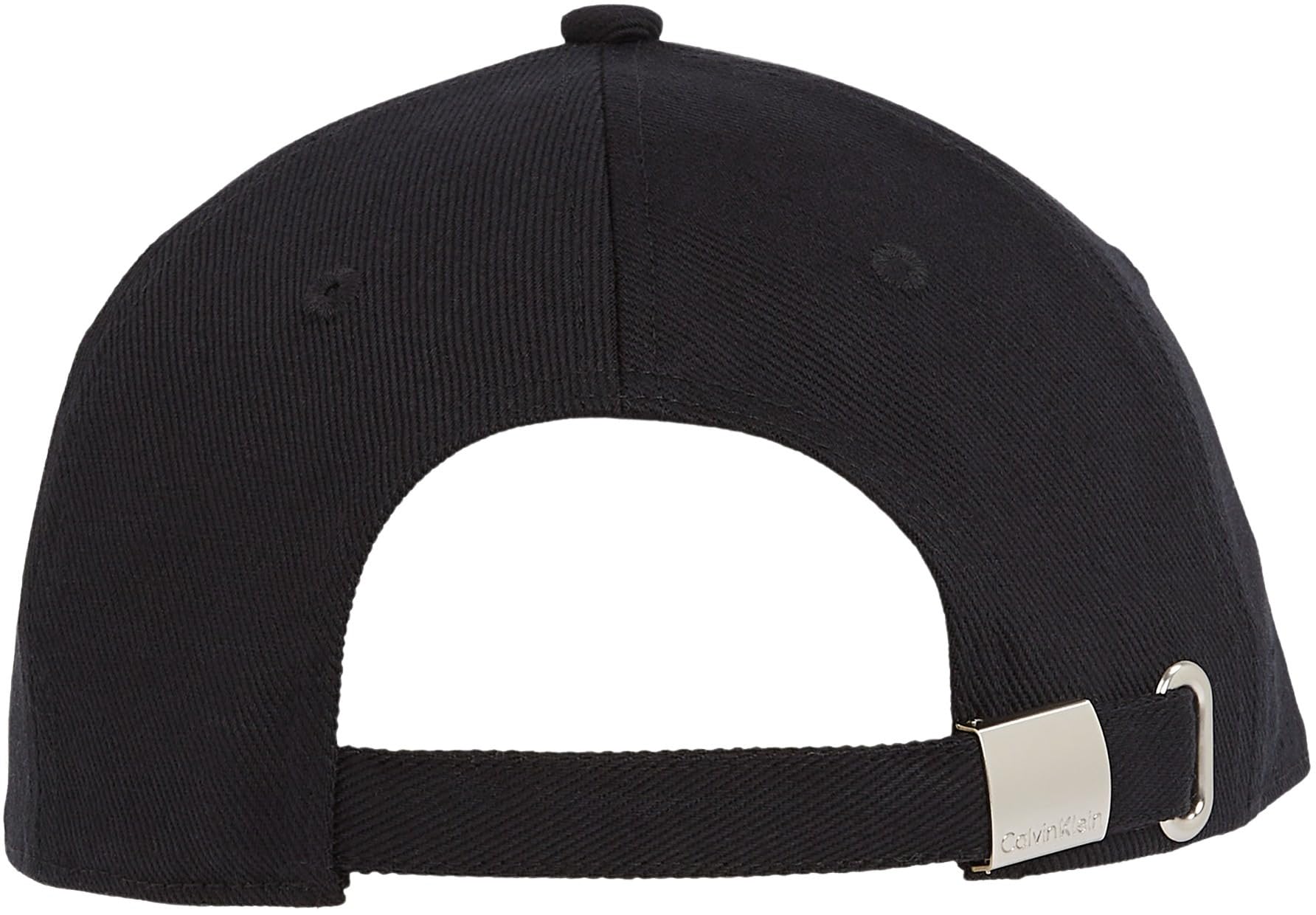 CALVIN KLEIN JEANS Damskie MONO SKÓRZANE CZAPKA TWILL CAP LV04K5052G, czarny, jeden rozmiar, Czarny (na czarny), Rozmiar uniwersalny