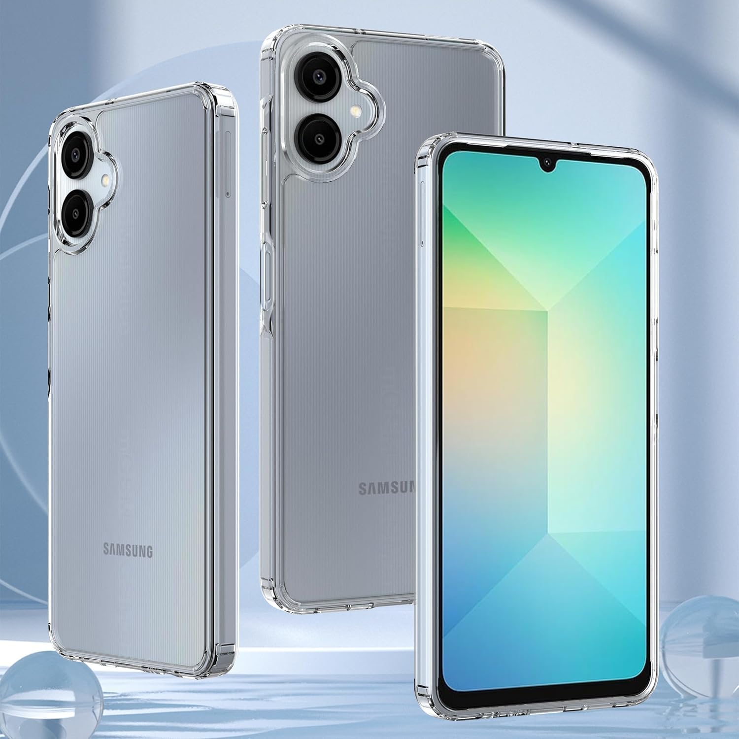 Kit Capa Anti Impacto Para Samsung Galaxy A06 + Pelicula 3d