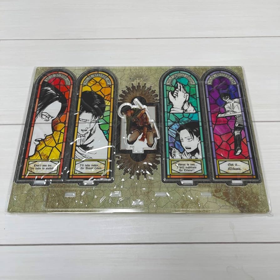 受注生産品】リヴァイ ステンドグラス アクリルスタンド 進撃の巨人 受注生産品】リヴァイ ステンドグラス アクリルスタンド 進撃の巨人
