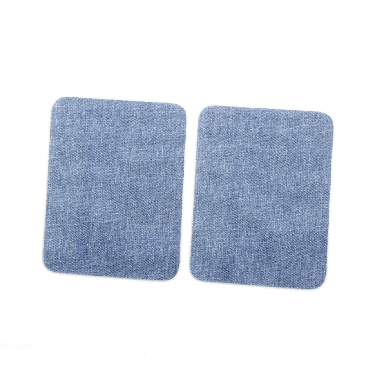 SHINEOFI 36pezzi Patches Adesivi Denim Per Riparazione e Decorazione Nero Blu Scuro Blu Facili Da Applicare Con Ferro Da Stiro Per Jeans Magliette e Zaini
