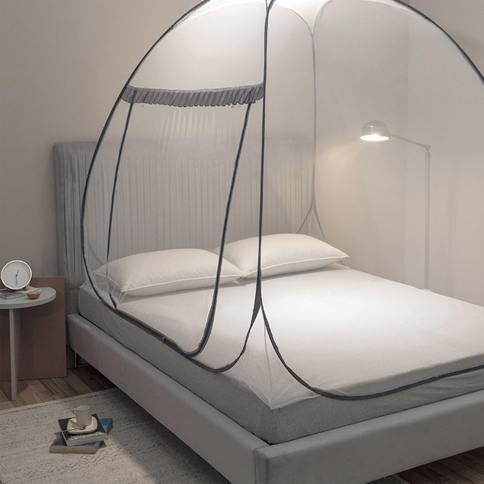 Universal Mosquitera, Mosquito Net PortáTil, Mosquitera para Cama, para El Viajes O De Camping,B,180x200cm