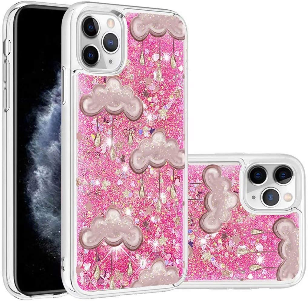 For Iphone 12 Pro Max Case Girl Clear Glitter Sparkly Crystal Quicksand Personalised Mobile Phone Cases Silicone Tpu Shockproof Silicone Protective Bumper Cover For Iphone 12 Pro Max Flower Deer Amazon Co Uk