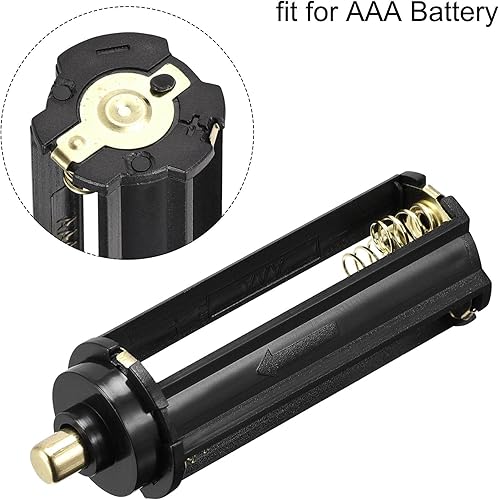 Miniatura 5 de uxcell AAA Batería 3x1.5V Adaptador de Almacenamiento Caso, Convertidor de Soporte de Batería 18650 para Linterna LED AAA 8 Set
