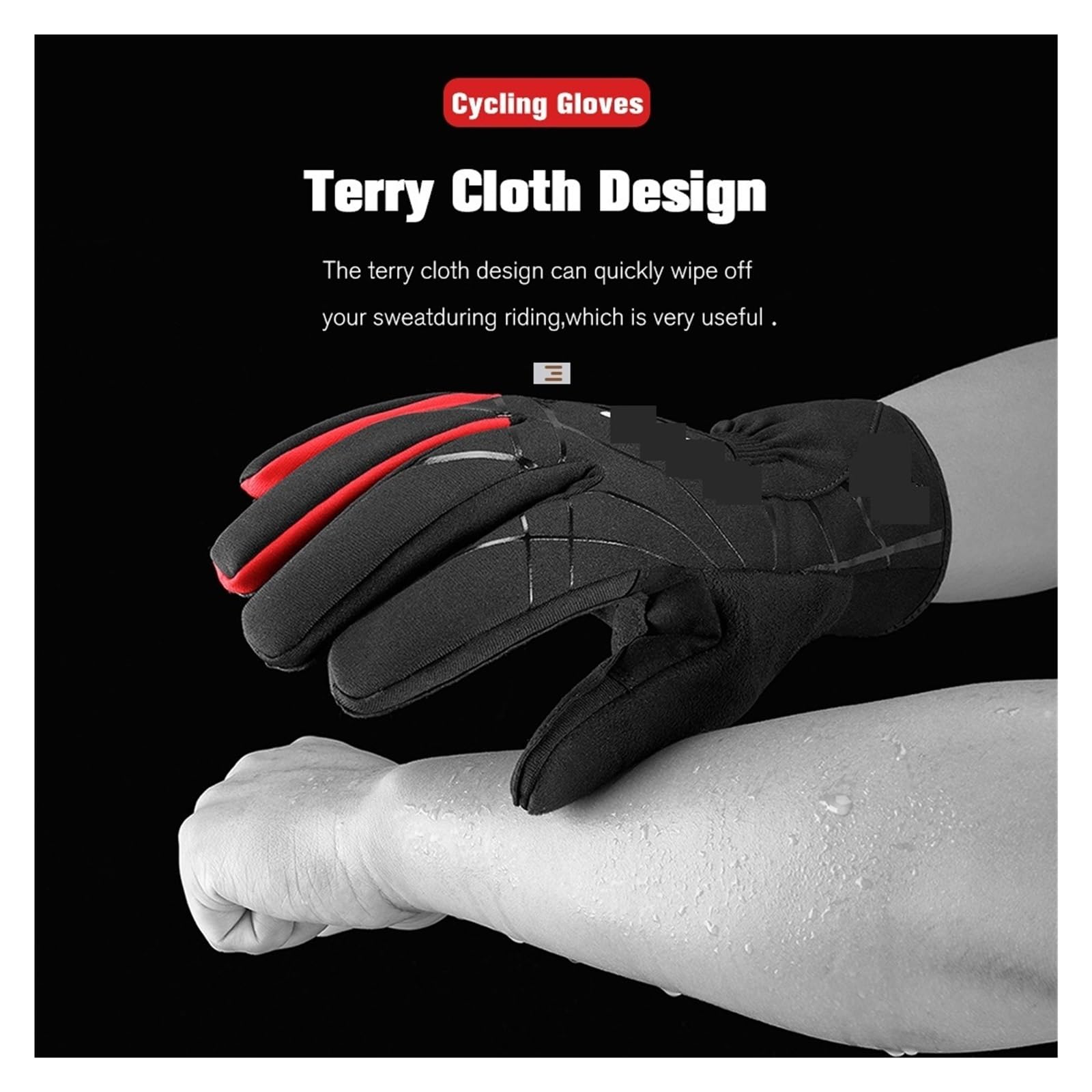 Guantes de Invierno,Guantes Ciclismo Guantes de Ciclismo de Invierno for Hombres y Mujeres, Guantes for Bicicleta, Dedos completos, Motocicleta, Pesca, Deportes de esquí, Guantes de Ciclismo