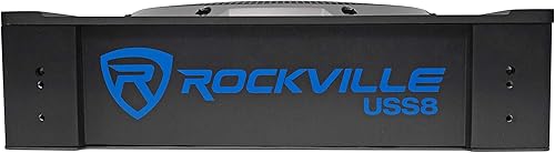 Miniatura 8 de Rockville USS8 8 "600w Slim Under-Seat Powered CocheTruck Subwoofer Sub+Amp Kit