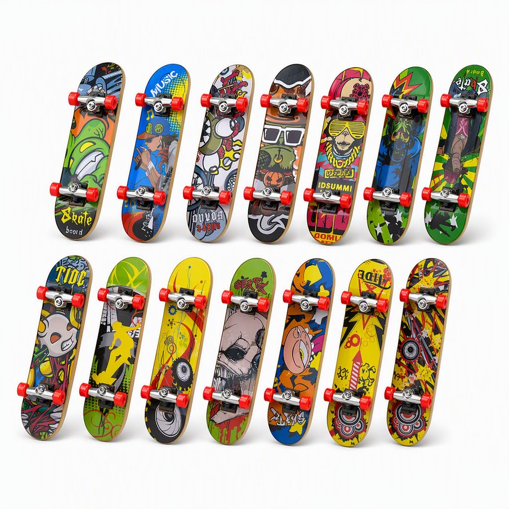 14 Mini Skateboard Set Finger Skateboards