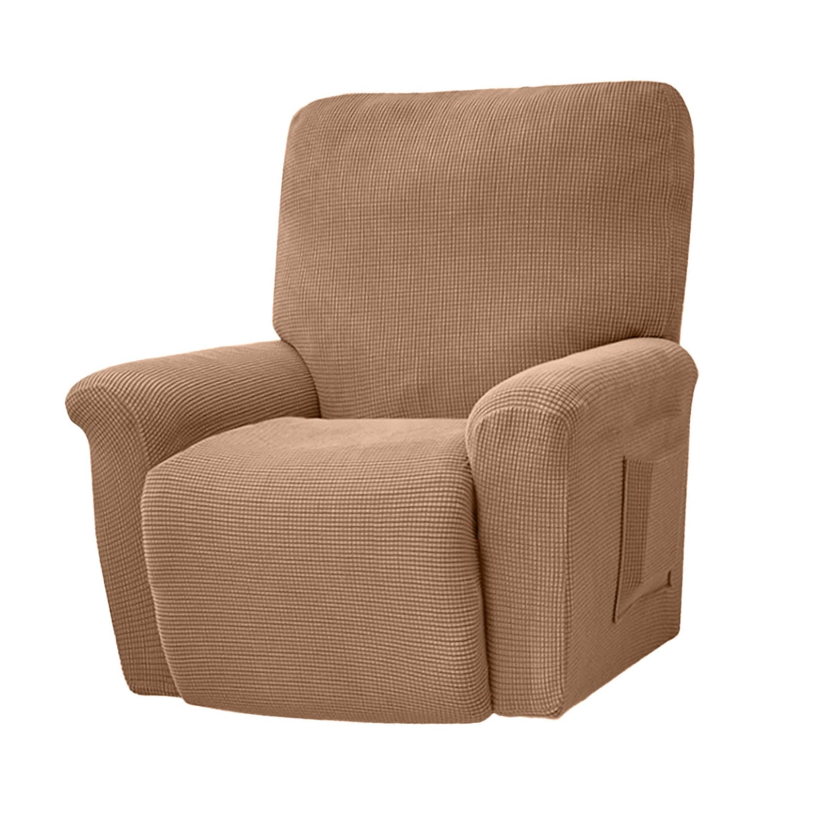 Funda de silla de masaje lavable con banda elástica protectora para asiento reclinable hogareño