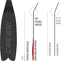 Vista 6 de Cressi Gara Modular Impulse - Aletas para buceo libre con palas intercambiables, fabricadas en Italia