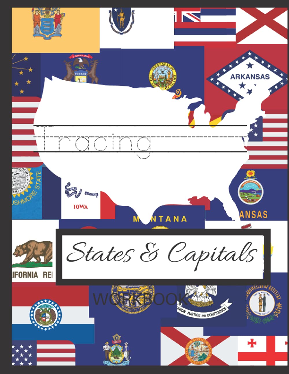 Buy Tracing States and Capitals Workbook Practice Writing and Learning