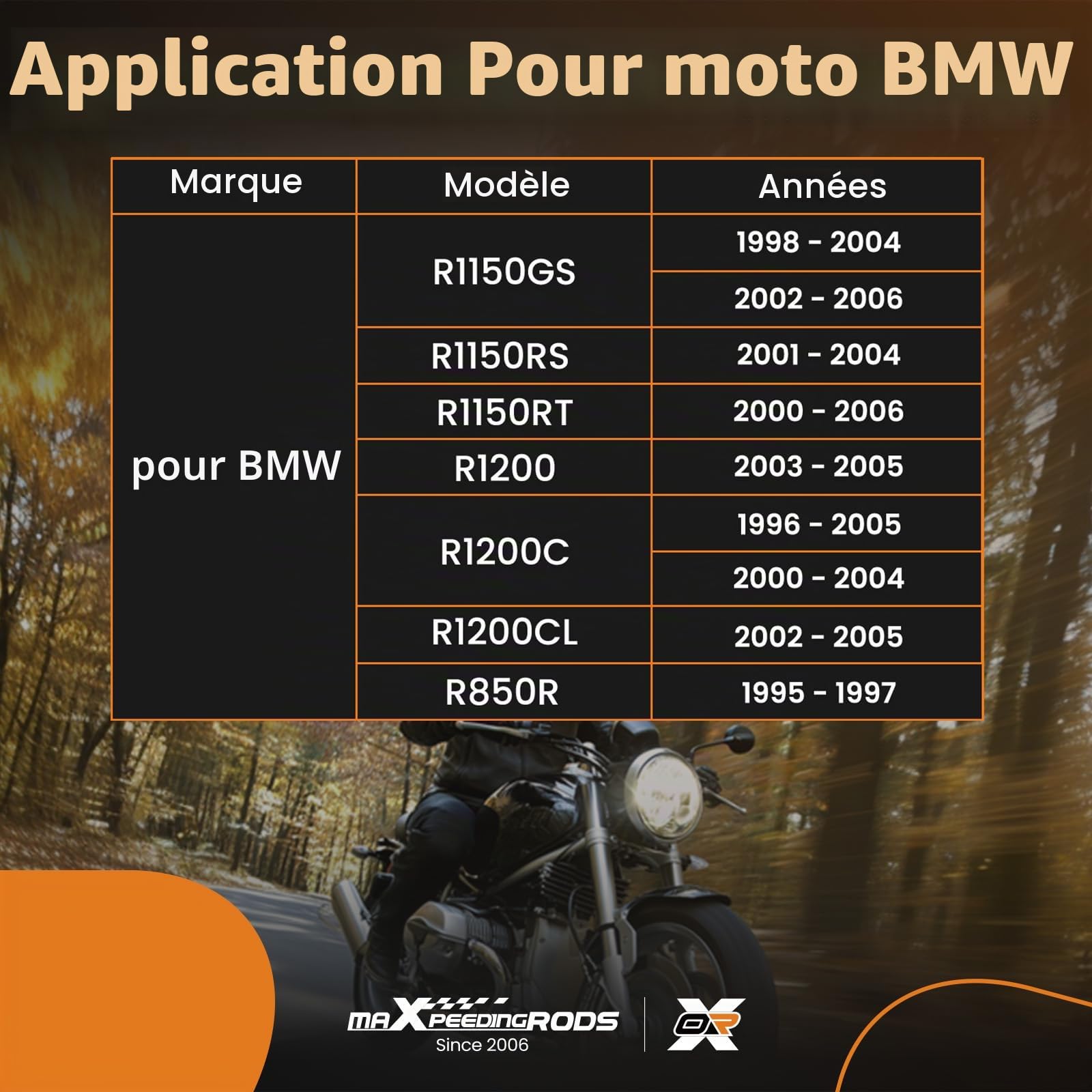 maXpeedingrods Pompe à Essence électrique 12V pour BMW R1100 R850RT, Pompe de Transfert 43mm, Haute Pression, Matériau en Alliage, Alimentation Stable 16141341231