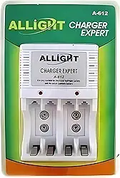 Kit Carregador de Pilhas e Baterias 9v Bivolt + 4 Pilhas AA 4700mah + 4 Pilhas AAA 2700mah Recarregáveis