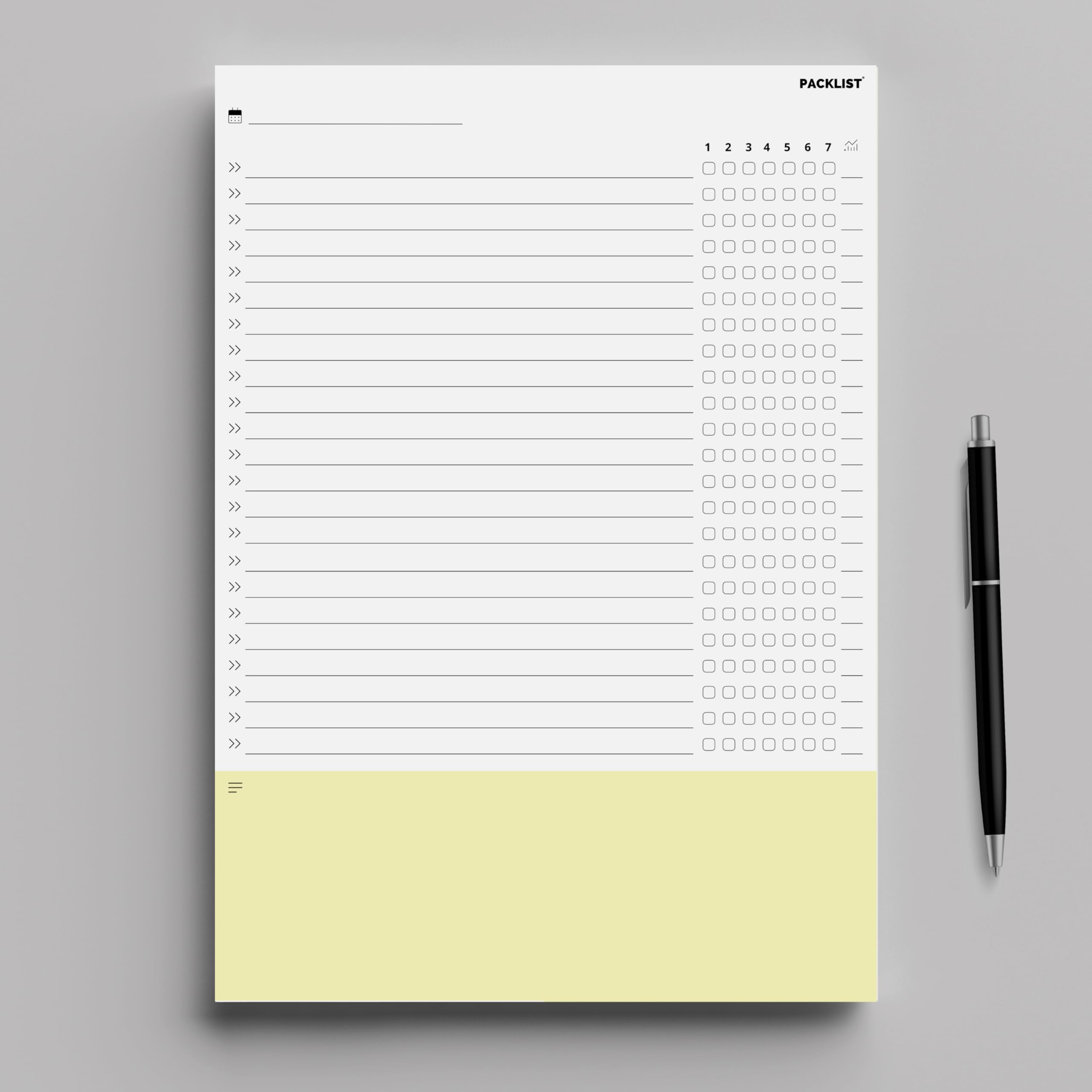 Habit Tracker Hebdomadaire A4 - Planificateur de Habitudes pour Productivité et Bien-être