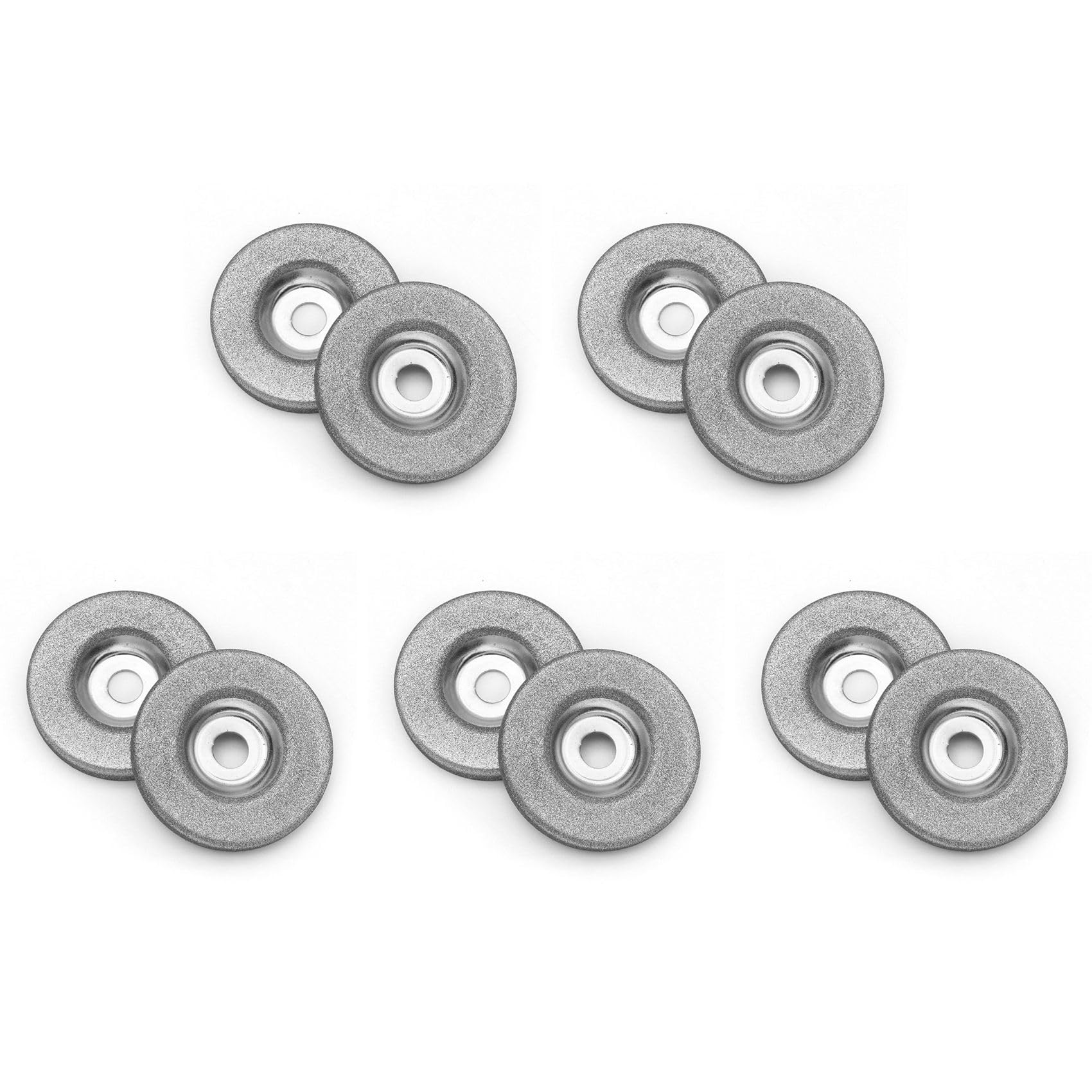 Jnchdghwa As Shown 10Pcs 50Mm Grinding Wheel Circle Disc For Electric Multifunctional Sharpener Grinder Sharpening Accessories