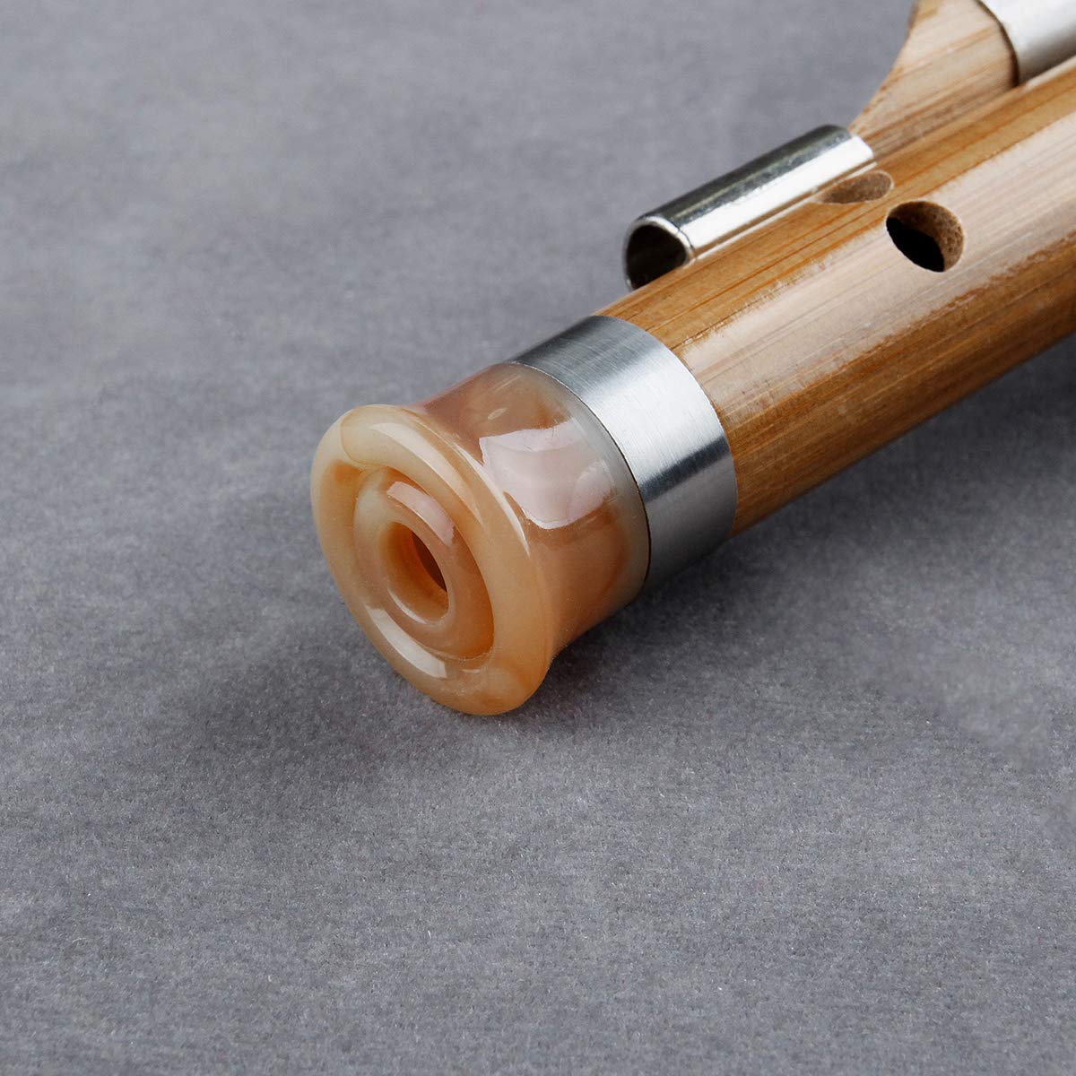 Clé b-Flat Hulusi Instrument de Musique Traditionnel Bambou Cucurbit Flûte à Vent
