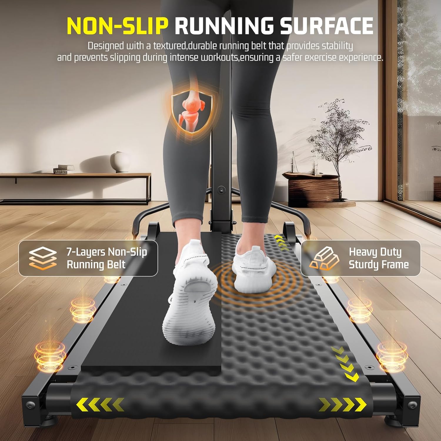 Walking Pad Treadmill with Incline 20%, Manual Foldable Walking Pad with Handle Bar, 500lbs Capacity, Non-Slip Surface, Fixed Incline, Digital Monitor, Compact Build for Home/Gym/Indoor/Outside