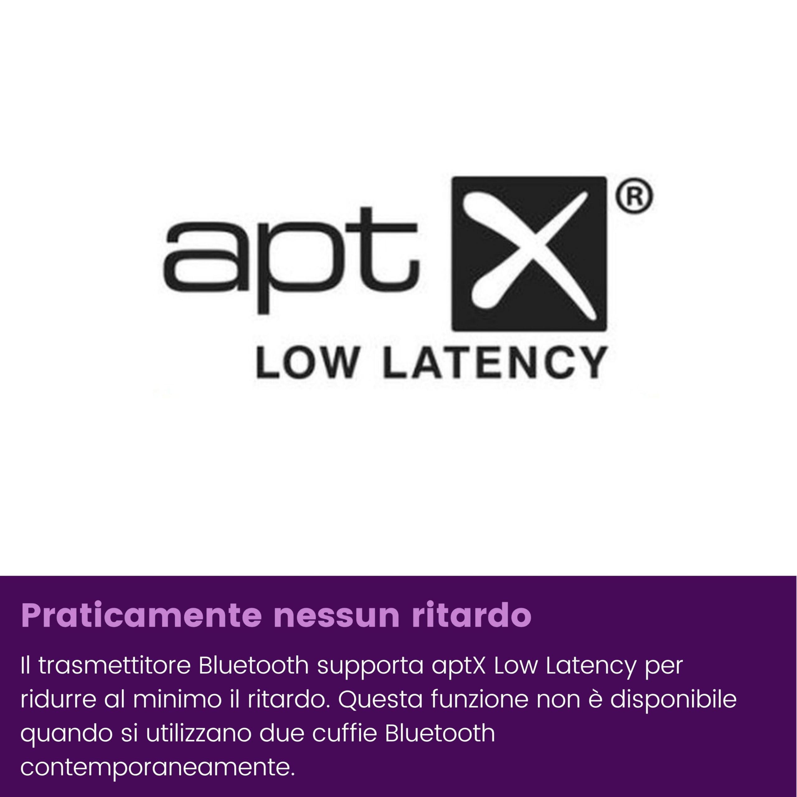 Marmitek BoomBoom 55 HD - Trasmettitore Bluetooth TV aptX HD Low Latency | Trasmettitore audio Bluetooth per 2 cuffie contemporaneamente con aptX Adaptive, Toslink, coassiale, jack 3,5 mm e aptX HD