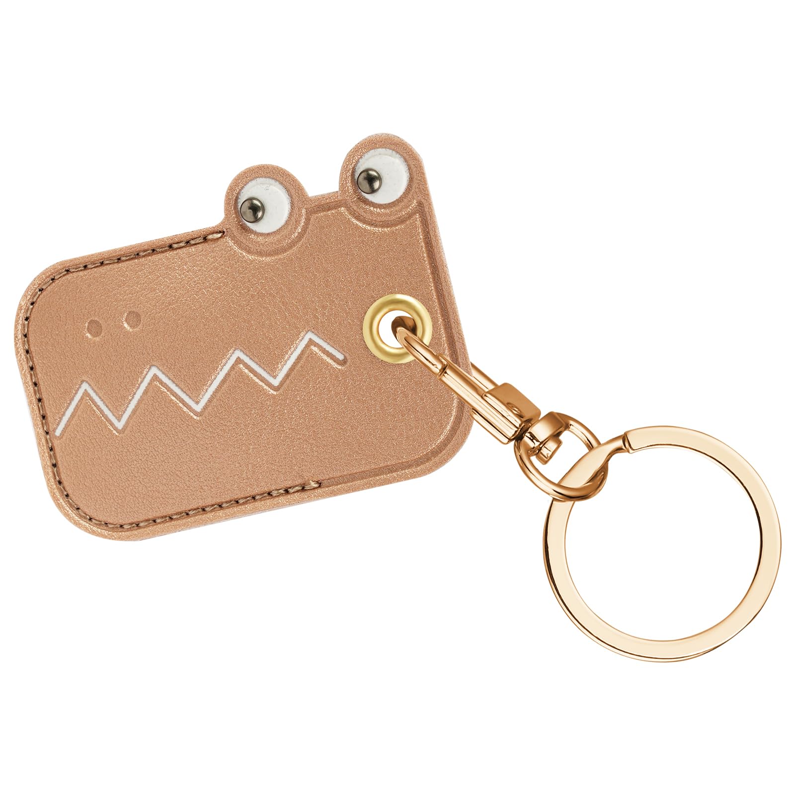AXFEE 360° Protective Case for Apple Air-Tag, Penguin Leather Keyring Case, Holder for Air-Tags, Decorations for Key, Bag, Pet Collar — view 20
