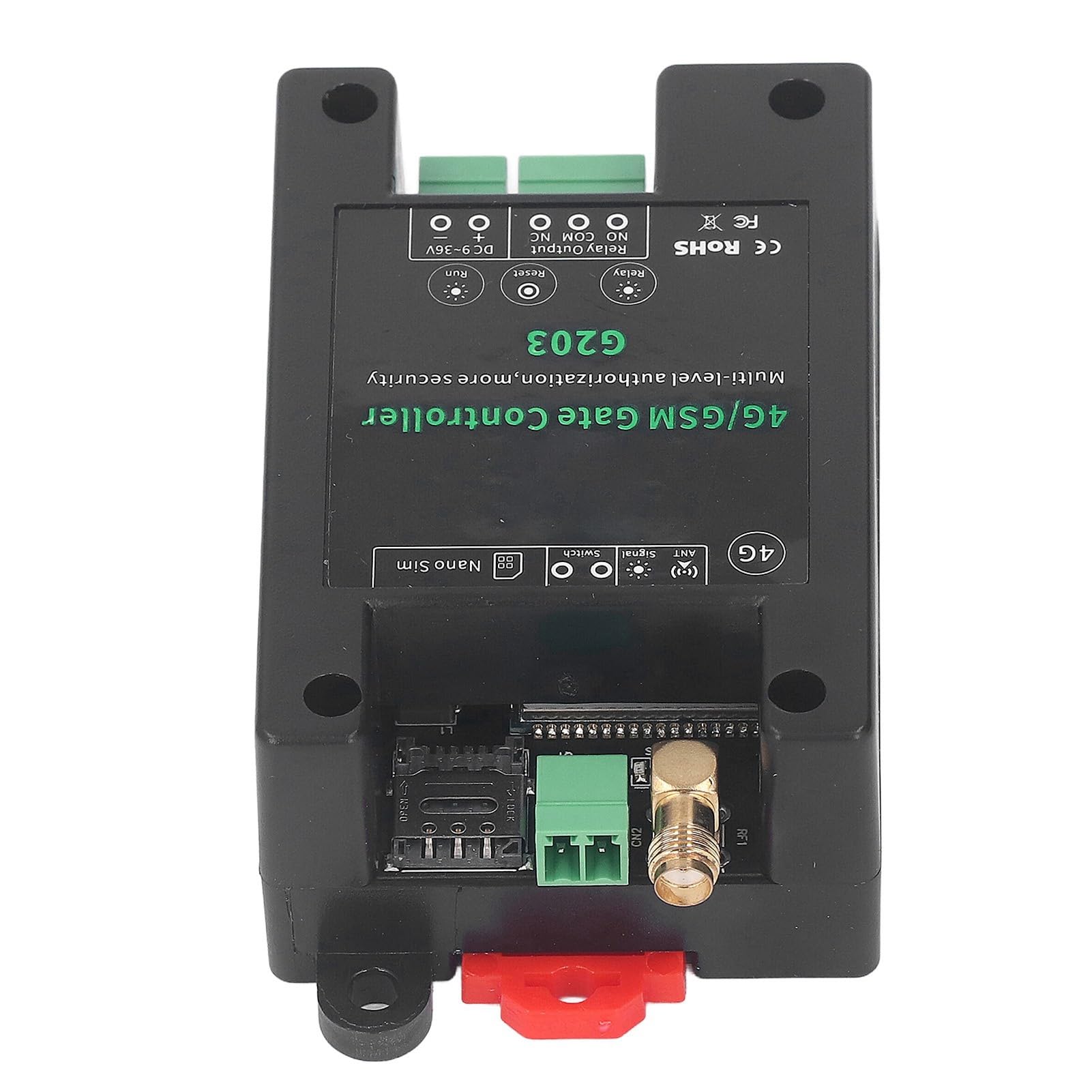 Duokon Contrôleur D'accès à Distance GSM 4G, avec Support Réseau 3G 4G Global, DC 9-36V 1001 Utilisateurs APP, pour Porte de Garage, Portail, Volet Roulant