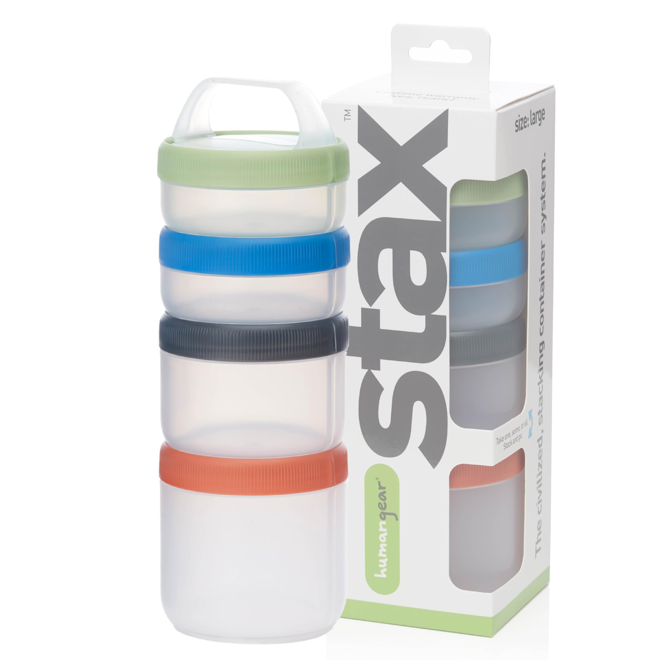 humangear STAX Interlocking Storage Container Set-image-21