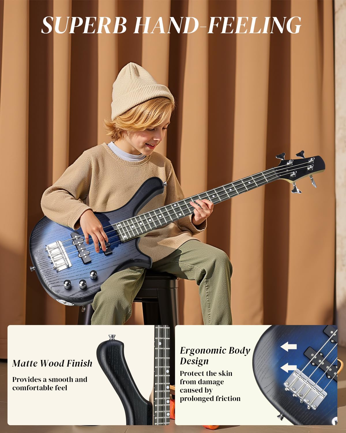 Amazon.com: Ktaxon 36 Inch Bass Guitar 4 String Electric Bass