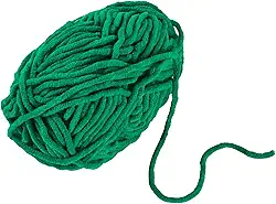 1 novelo de crochê macio para iniciantes, bolsa de cachecol de tricô, almofada para fazer projetos e artesanato, verde-mar, 0,5 ~ 1 mm, cerca de 120 m