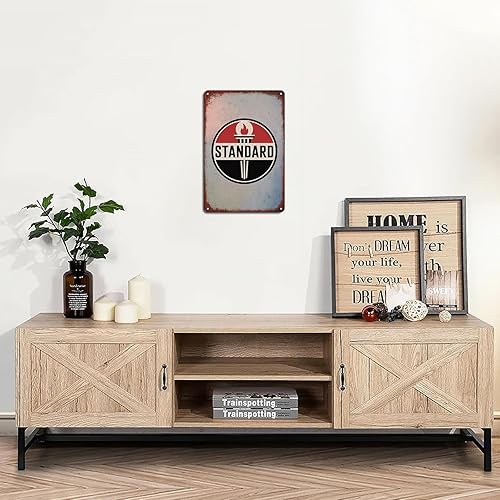 Miniatura 2 de Standard Oil Gasoline Gas Station Sign tin sign Vintage Advertising Metal Sign Print Aesthetic for Garden Yard Bar Porch Home Bedroom Kitchen Wall