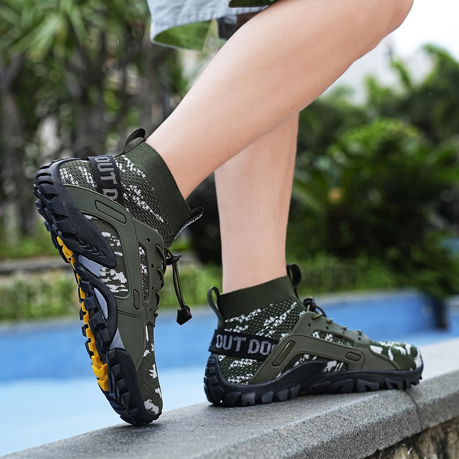 Zapatillas de Trekking Hombre Zapatillas Trail Running Antideslizantes Zapatos de Senderismo AL Libre Botas de montaña para mujer Deportes Zapatillas Correr Sneaker