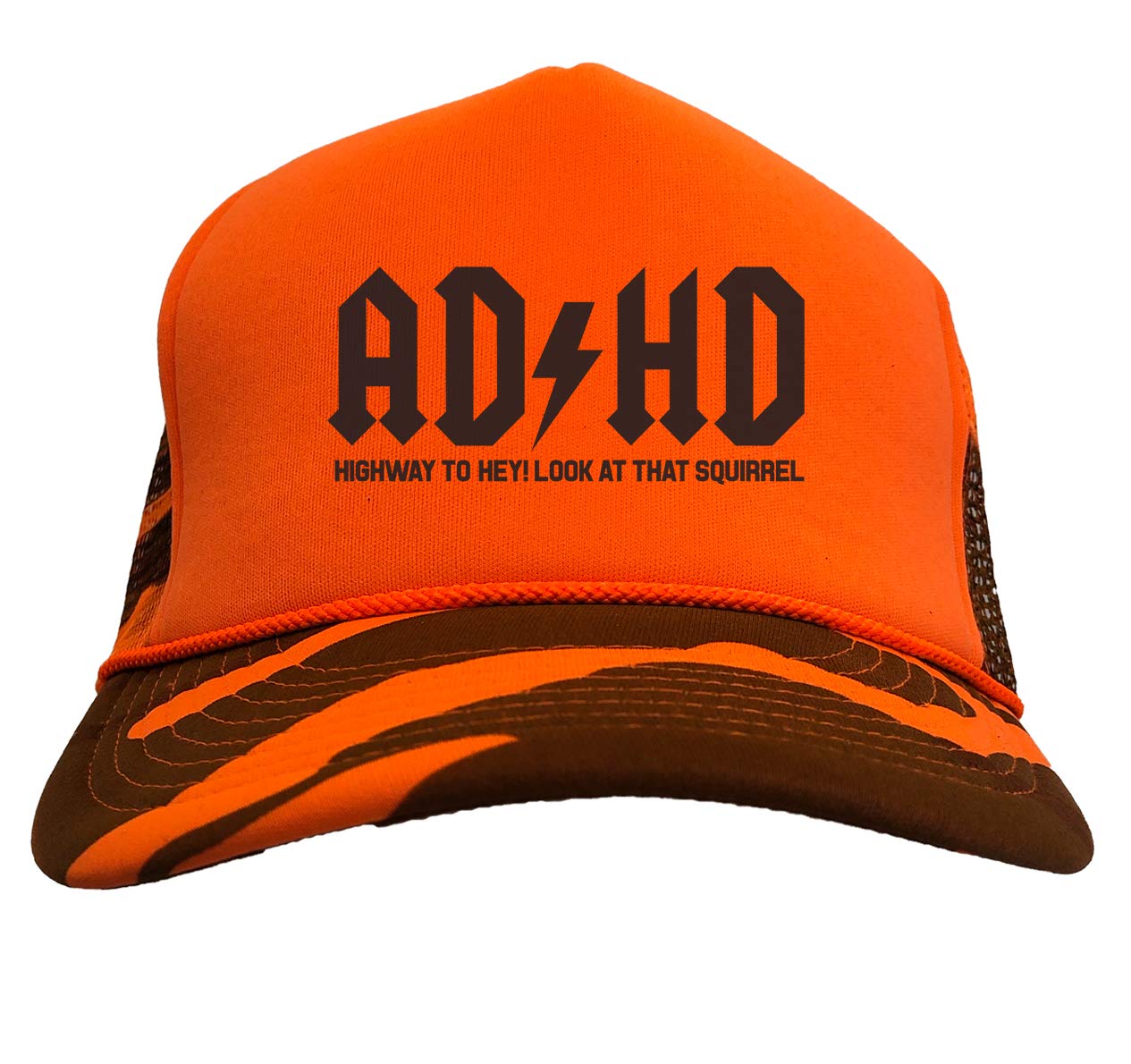 Tcombo ADHD - Short Attention Span Camoflauge Trucker Hat