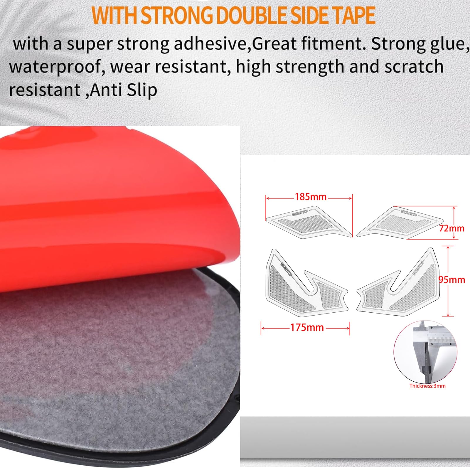 TENERE 700 2025 Protezioni serbatoio adatte per TENERE 700 T700 Adesivi per moto Decalcomanie per protezione serbatoio Gas Ginocchio Grip Traction Pad Tankpad