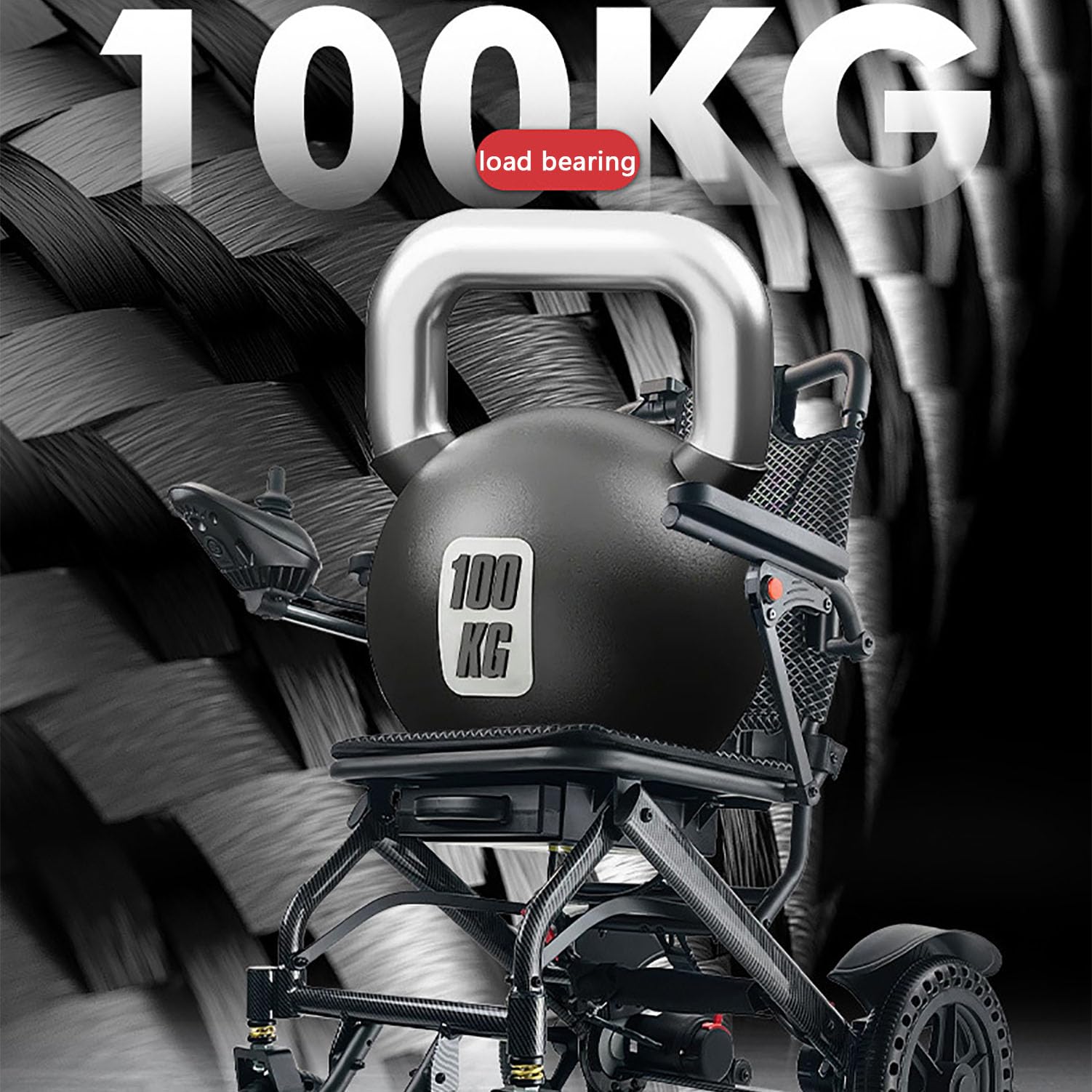 Silla De Ruedas Eléctrica Inteligente De 3 Controles, Scooter Portátil Totalmente Automático De 360 ​​W Para Personas Mayores Con Controlador Inteligente Wanxiang Y Cinturón De Seguridad Ajustable