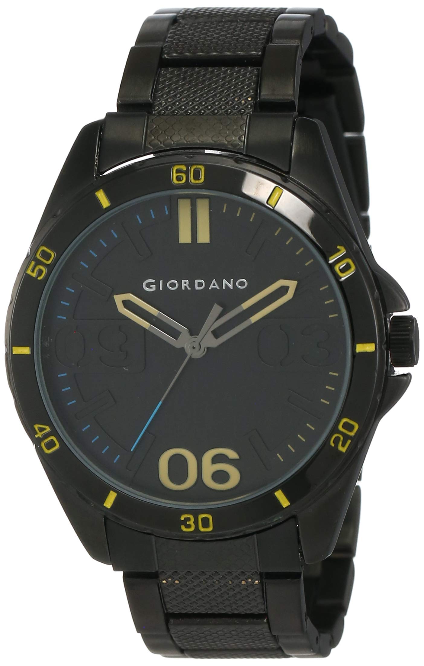 Giordano Analog Black Dial Mens Watch-A1050-33 (B01MRTY5IP) Amazon Price History, Amazon Price Tracker