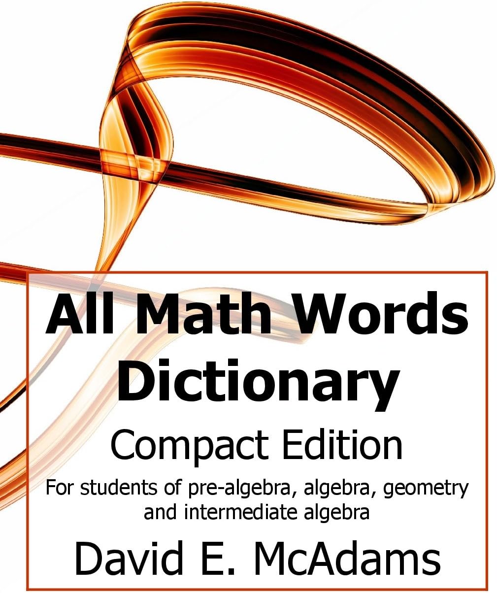 All Math Words Dictionary (Compact PB)