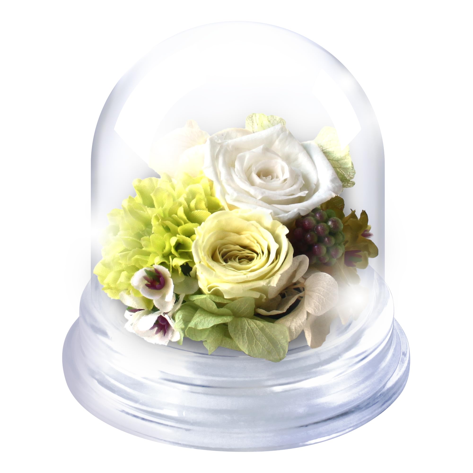 爽やか♡White＆green ♪プリザーブドフラワー☆。.:＊・゜ Refreshing