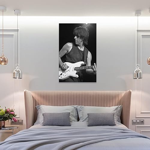 Miniatura 8 de Jeff Beck - Póster de fotos conmemorativas de músico de guitarrista 1 pintura sobre lienzo para pared póster de arte de pared impresión de imagen de