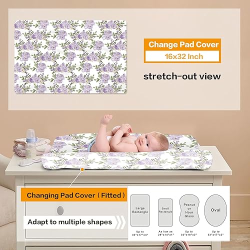 Miniatura 4 de Juego de ropa de cama personalizado para cuna juego de cama personalizado para cuna de bebé, manta de guardería, sábana para cuna, funda de