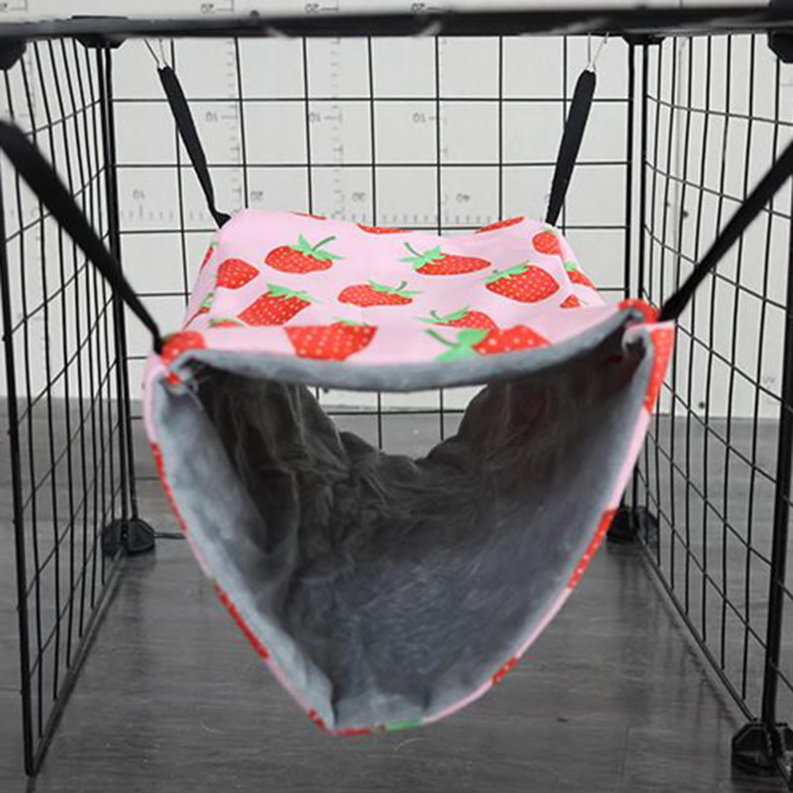 Générique Hamac pour Petits Animaux,Tunnel Aéré pour Écureuils - Maison Détachable pour Rongeurs et Furets