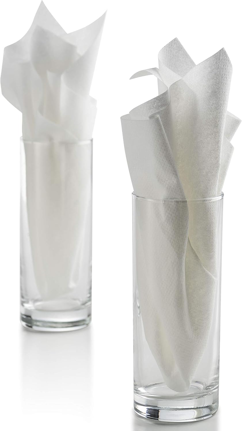 Lintext Disposable Linen-Feel Guest Towels - 12" x 17" Cloth-Like Hand Towels - Soft And Absorbent Paper Napkin For Bathroom, Kitchen, Or Event [Extra-Soft - Pack of 200] : Health & Household