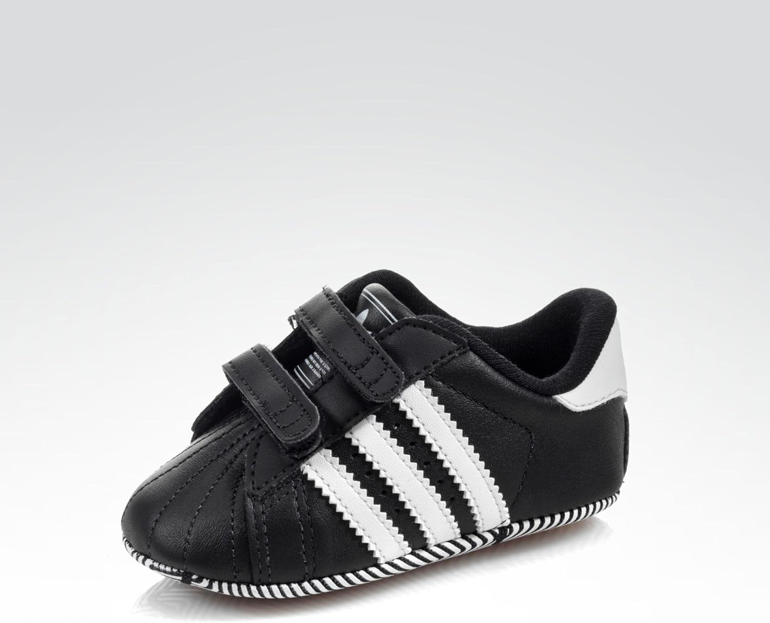 adidas Babyschuhe SUPERSTAR 2 CMF CRIB schwarz-weiß, Größe:19 : Amazon ...
