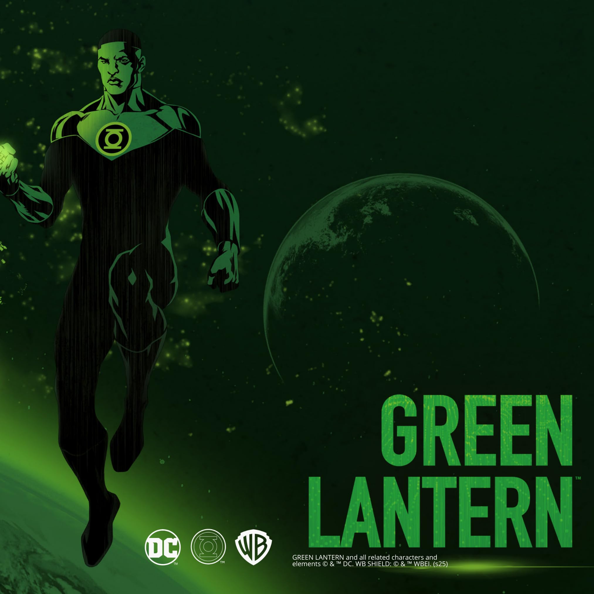 Lexip Tappetino per mouse XXL Green Lantern, Neoprene, 90 x 40 cm, superficie micro-testurizzata