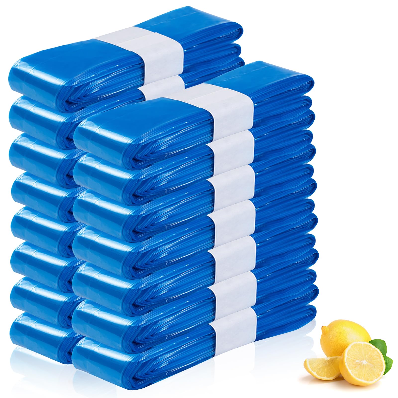 Yuaerbuo 15 PCS Nappy Bin Refills Bags,Lemon Scented Nappy Sacks for Odorproof Blue Twist and Click Nappy Bin Refills Compatible with Tommee Tippee