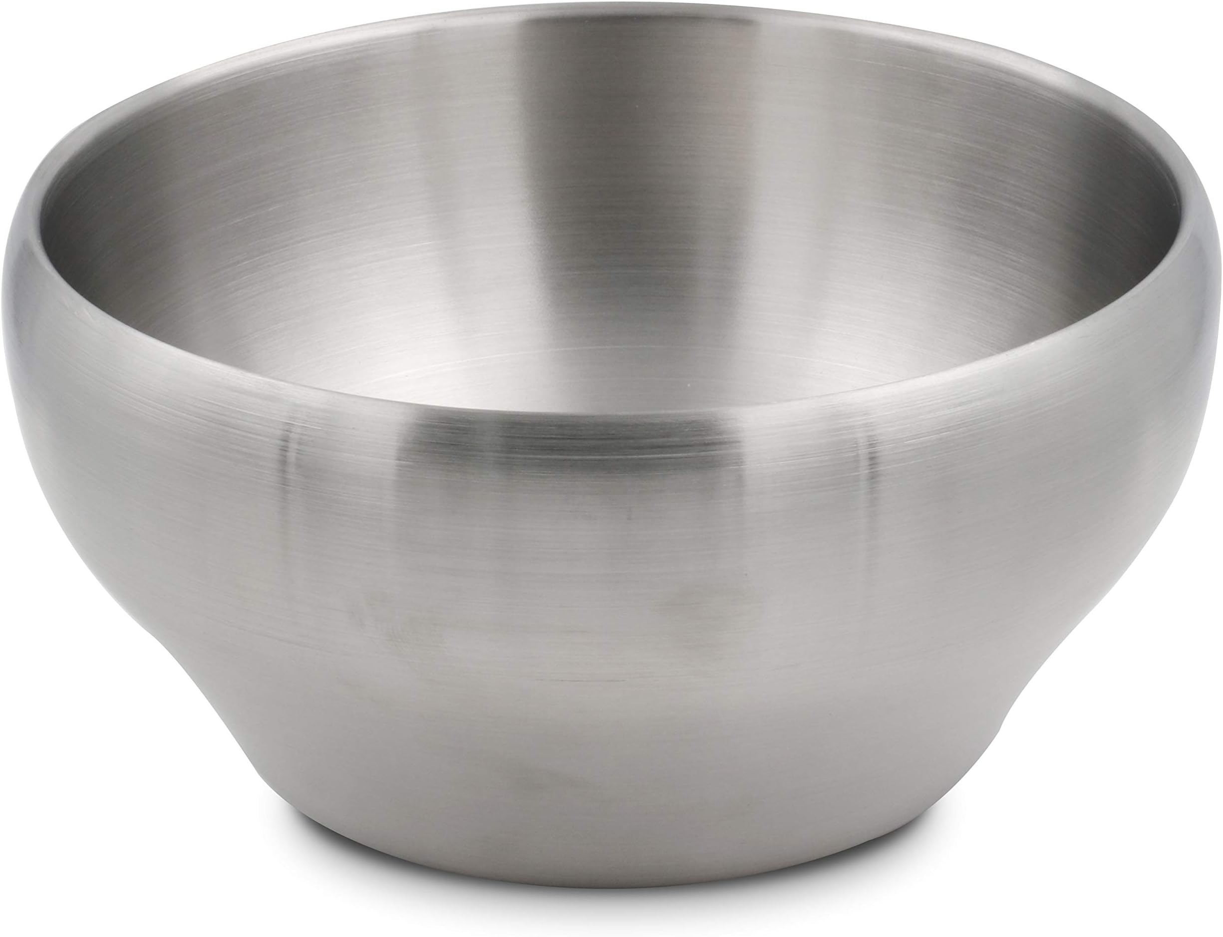 IncrediBowls Stainless Steel Double-wall Vacuum Insulated Bowl, 24 oz, Perfect bowls for serving ice cream or hot soup (1 Pack, Stainless Steel)