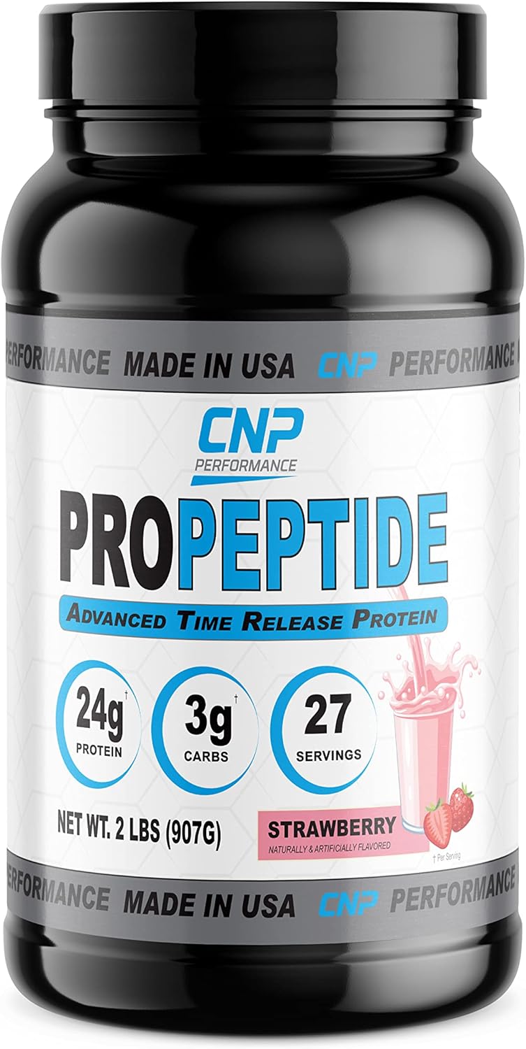 CNP ProPeptide, Professional Grade Protein Powder, Advanced Nutrition Supplement (Strawberry, 2 Pound)