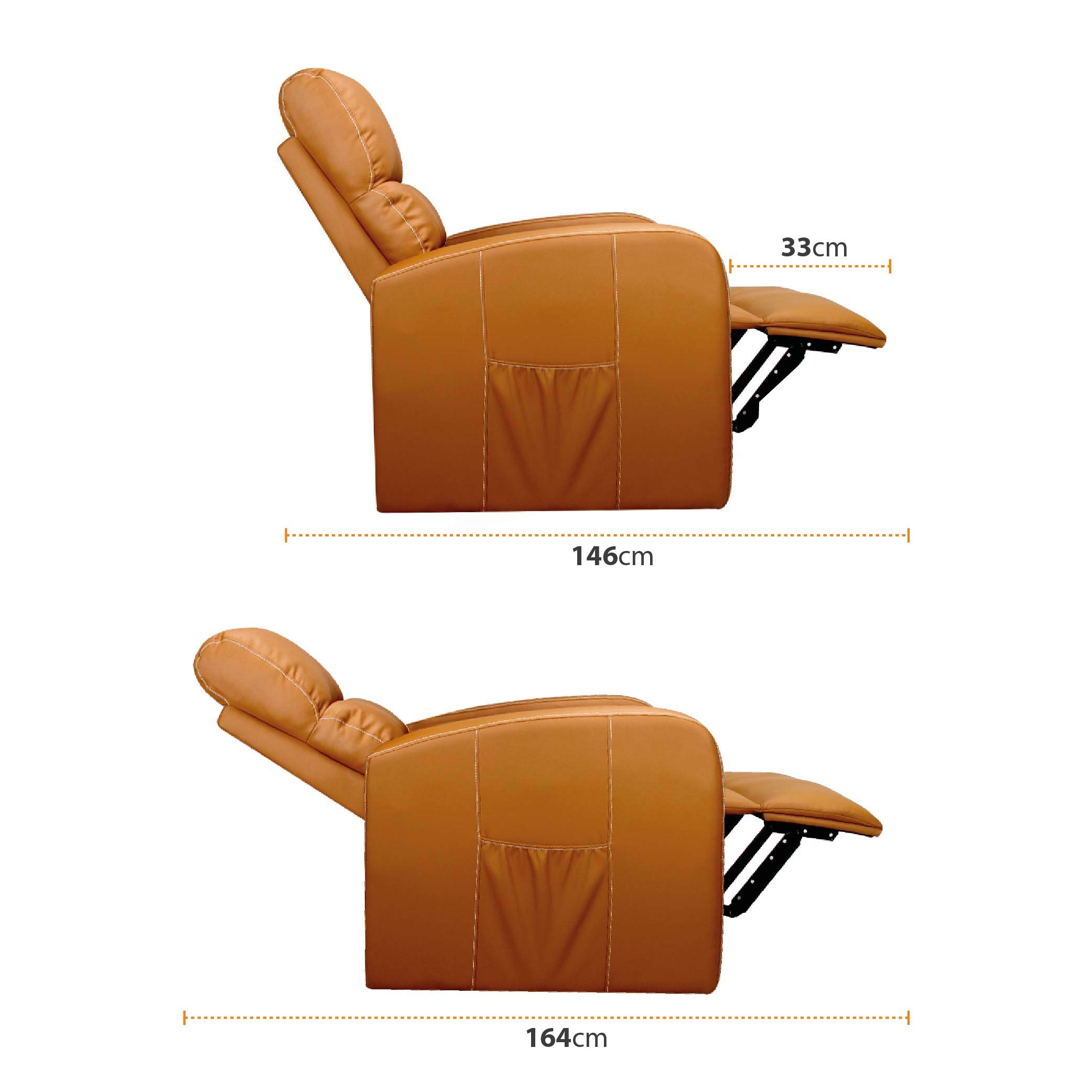 gridinlux | Sillón Relax Masaje Levanta Personas Camel | Reclinable | Elevación Automática con Mando de Control | 5 Modos | Función Calor Lumbar | 8 Motores | 4 Zonas de Masaje | Polipiel