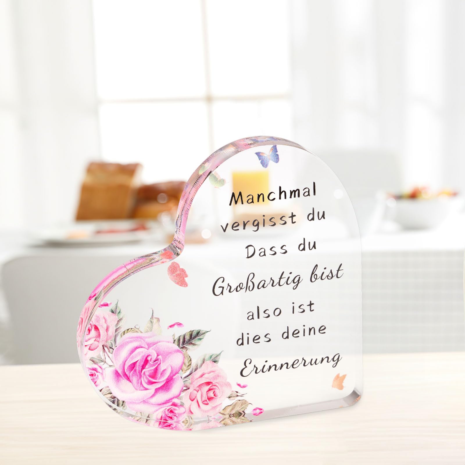 Herz Acryl Deko Geschenk