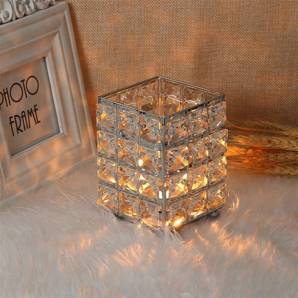 SuperPower Makeup Brush Holder Organizer Cosmetic Brushes Storage Beauty Eyeliners Eyebrow Pencil Pen Container Crystal Bling Personalized Box