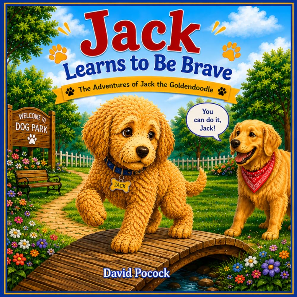 Jack Learns to Be Brave: The Adventures of Jack the Goldendoodle