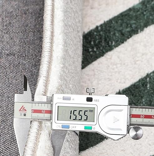 Miniatura 9 de Contemporay - Alfombra redonda irregular de lana, color beige, de 5 pies, para habitación del bebé, alfombra bohemia elegante para entrada, alfombra