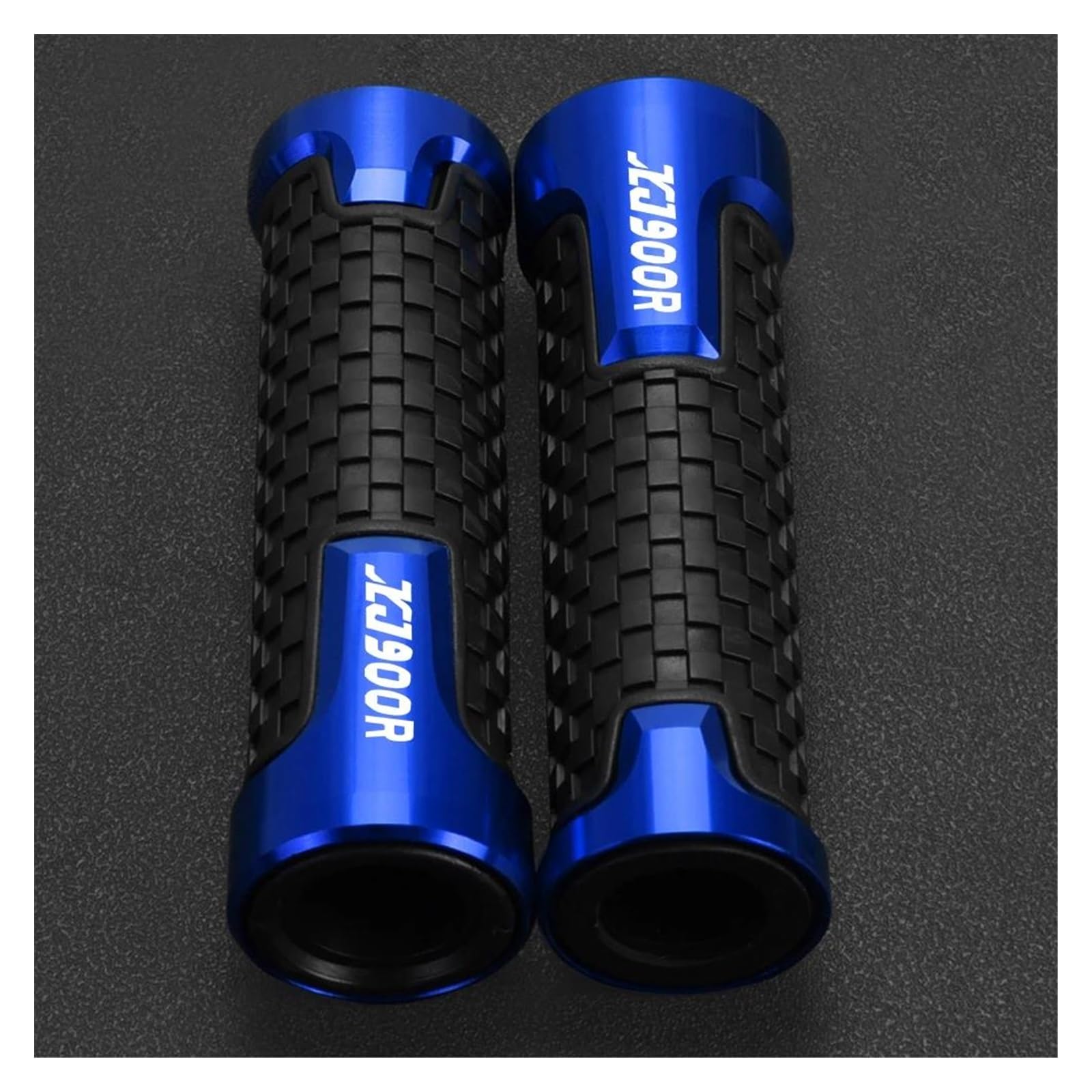 Poignées de guidon de moto bleues pour équiper votre XJ900 R en balade vintage